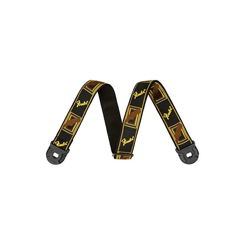 Fender® Quick Grip Locking End Strap Polyester Guitar Strap with