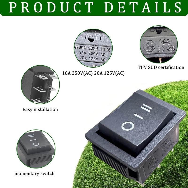 2-Pack On/Off Start Switch– Fits Champion 46539 46565 100397 100423