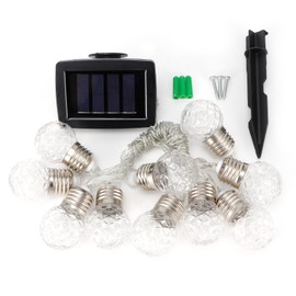Waterproof 10LED Chips Solar Powered String Light for Outdoor Garden Festival Decoration 3.8m