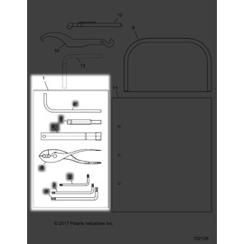 Polaris Ranger Accessory Tool Kit, Ranger, Genuine OEM Part 2881524, Qty 1