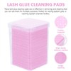 FOMIYES Eyelash Grafting Cleaning Pads Boxes Glue Wipers Cotton Cleaning