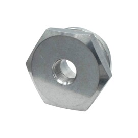 ICT Billet Fuel Pressure External Regulator Plug w/Gauge for LS Truck Intake Manifold Rail Made in Wichita Kansas, from aerospace grade billet aluminum 551285-125NP