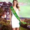 Green SatinBride Sash - Luxury Bride To Be with Diamond