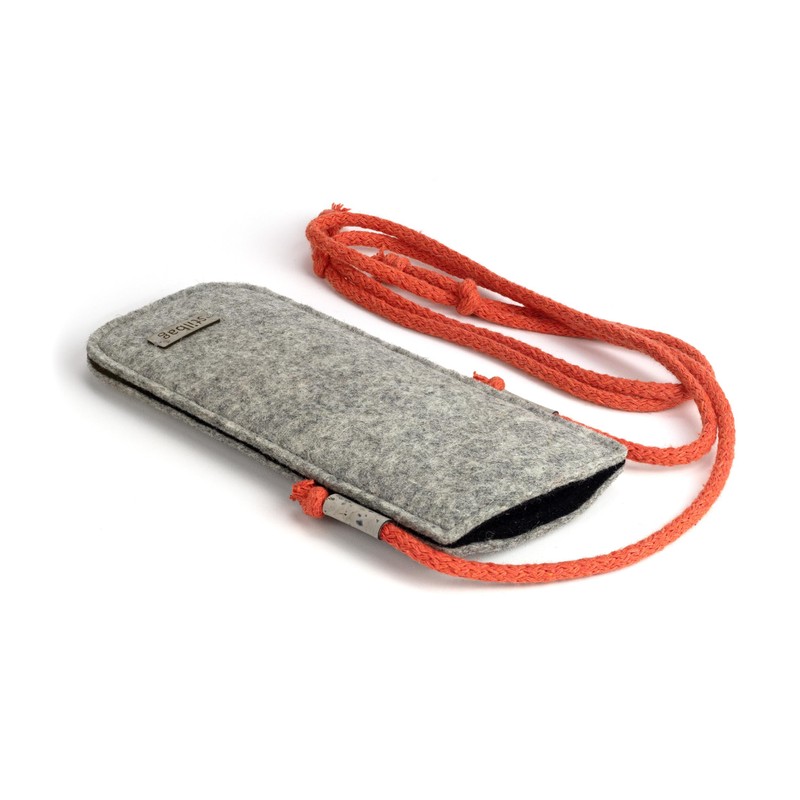 stilbag Neck Glasses Case Made of Wool Felt, Robust Attachment