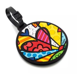 Heys Romero  Britto Luggage Tag - Heart  A New Day  * NEW *