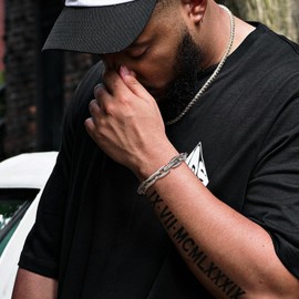 HZMAN Silver Bracelet for Men Stainless Steel Chunky PaperClip Chain Bracelets Men's Link Bracelet Jewelry Gift (Silver)