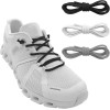 N/A 3 Pairs Elastic Shoelaces Replacement Laces for on Cloud,