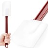 Restaurant Grade, Heavy Duty 14 In. Silicone Spatulas 2 Pack.