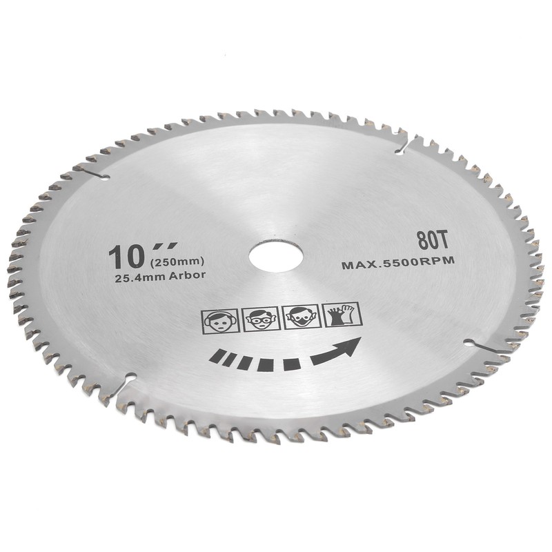 10 x 80T 254mm Circular Saw Blade Cutting Disc Woodworking