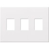 Lutron VWP-3-WH Vareo, 3-Gang Wallplate in White, matte finish