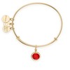Alex and Ani Birthstones Expandable Bangle for Women, Light Siam