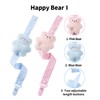 CutiePlusU Paci Dummy Clips for Adults, Pack of 4, Paci