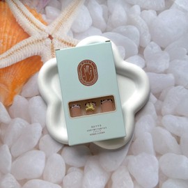 Summer Press on Toenails French Tips Fake Toe Nails 3D Glod Metal Bowknot False Toenails with Rhinestones Design Zebra Leopard Print Toenail Tips Nude Acrylic Glue on Toe Nails for Women and Girls