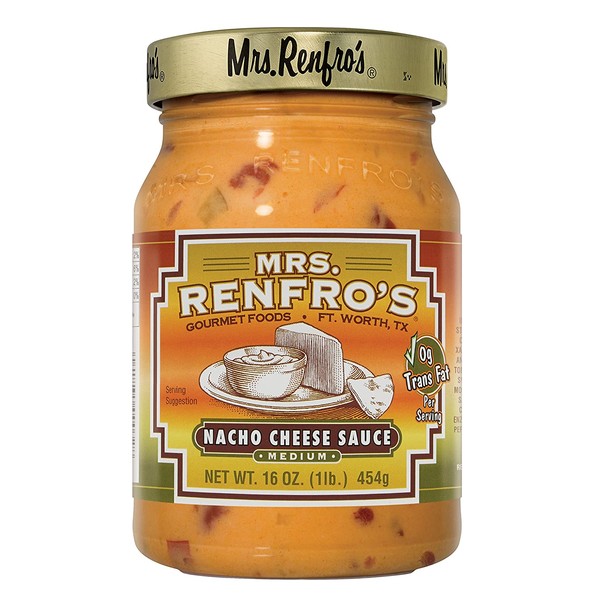 Mrs. Renfro's Nacho Cheese Sauce, 16 oz (4 Pack)