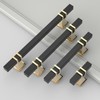 9BUILD 10 Pack 3.75 Inch Cabinet Pulls Matte Black Kitchen