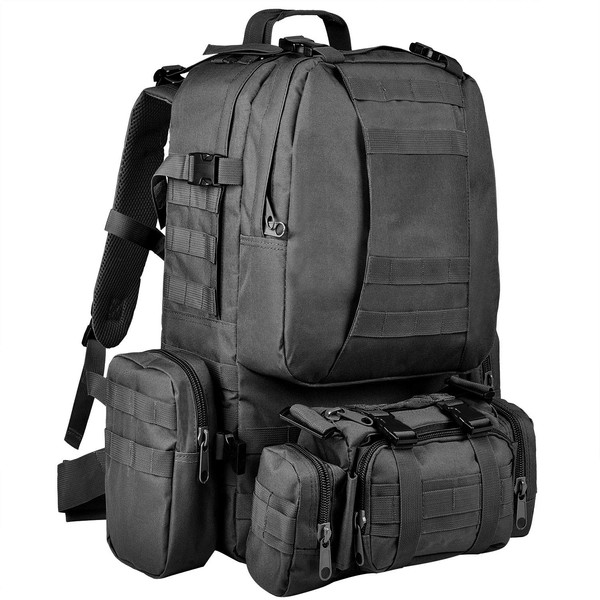 CVLIFE Tactical Backpack Military Army Rucksack 60L Large Assault Pack
