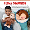 KIDS PREFERRED Curious George Monkey Stuffed Animal Plush Toys Soft