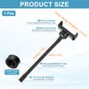 PATIKIL 7.9" Flexible Adjustable Gooseneck with Phone Clip, 1/4" Female