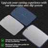 Pure Titanium Dual-Side Cutting Board with Non-Slip Pad ¨C Hygienic,