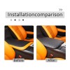 carpart2021 PU Leather Armrest Cushion Cover Center Console Box Pad