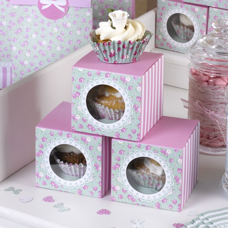 Frills & Spills - 5 Single Cupcake Box