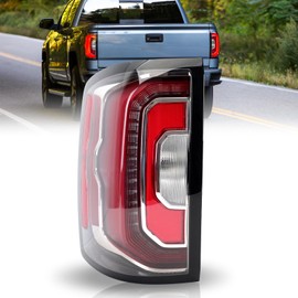 Clidr LED Tail Light Assembly for 2016 2017 2018 GMC Sierra-1500/ GMC Denali 1500 Driver Side 84365930 84233587 GM2800295 (Left)