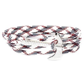 Glücksarmband Flechten Wachsendes Knoten Bracelet Für Teen Männer Frauen, Charm Freundschaft Einstellbares Armband Binden aus Segeltau, Talisman Partner Armbänd Handgefertigt (Weiß & Rot)