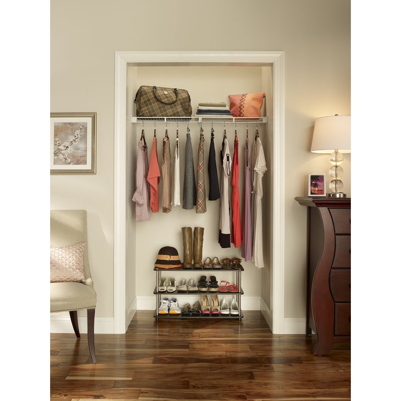 ClosetMaid 3-Tier Shelf Organizer Unit for Shoes, Accessories, Hats, Purses,