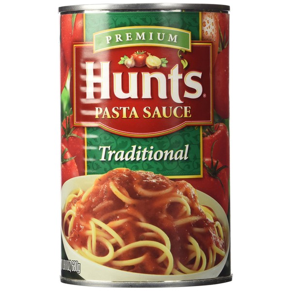 Hunt's, Premium Pasta Sauce, Traditional, 24oz Can (Pack of 6)