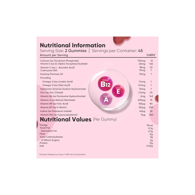 Multivitamin Gummies for Women - 13 Active Ingredients - 90