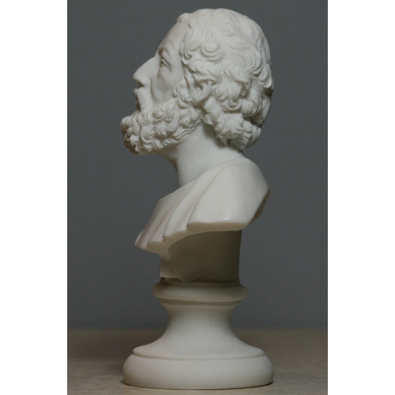 Greek Bust of 1st Epic Poet Author Homer Art Statue