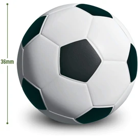 Mebix TRD Set De 12 Pelotas para futbolito de Mesa Balón Clásico De 36mm