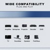 3 Port Toslink Splitter with Optical Cable (1 In 3