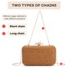 Freie Liebe Straw Clutch Purses for Women Formal Summer Evening