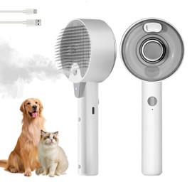 Cat Steam Brush for Shedding Spritz Defur Comb Cloud Care Cat Brush for Indoor Cats Shedding Steam Brushes for Long Short Hair Cats Dogs 2024 New Spray Pet Grooming Brushes for Massage Clean