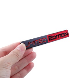 2 x Limited Edition Car Stickers The Are Car Stickers for Car Motorcycle Truck (Black/Red)