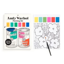 Mudpuppy Andy Warhol – Painting Kit with Illustrations of Pop Art Designs for Children Ages 5 and Up