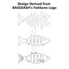 BASSDASH Bone Multi Jointed Swimbait 3-Pack, 3.7in/0.66oz Hard Fishing Lure