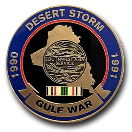 US Army Logistics Desert Storm/Gulf War Challenge Coin