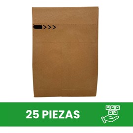 TEXSO Packaging - E/Com Reusable Envelopes with Double Stripes, Red Tab "Tear Off" and Gussets/Large Square Bottom for Shipping and Returns - 16.2 x 4 x 22.9h + 10