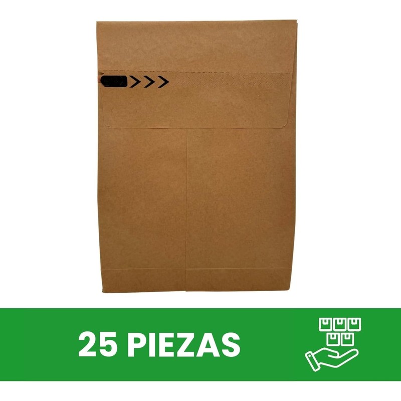 TEXSO Packaging - E/Com Reusable Envelopes with Double Stripes, Red