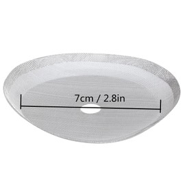 5Pcs Universal Coffee Filter 304 Stainless Steel French Press Filter Replacement for 305ML French Press Coffee Makers Tea Particles and Coffee Grounds Filters