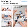 finger splint,finger brace (3 aluminium)