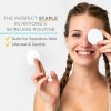 Soft Lint-Free Organic Cotton Pads: Perfect for Sensitive Skin Care,