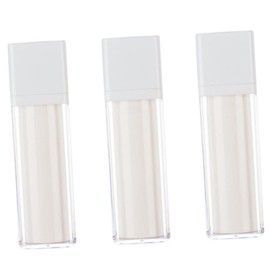 Gatuida 3pcs Refillable Airless Pump Jars Travel Containers for Creams Foundation Cosmetics Skincare
