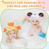Kilofly kilofly 4pc Waterproof Reusable Bath Hat Kids Fun Cartoon
