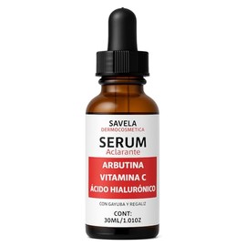 Serum Arbutina, Vitamina C y Ácido hialurónico, Aclarante y unificador del tono de piel. Con Gayuba y Regaliz