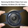 2X Pack 82-95mm Camera Lens Filter Remover Wrench for CPL
