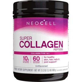 Collagen en Polvo NeoCell Péptidos de Colágeno Hidrolizado Sin Sabor 600g