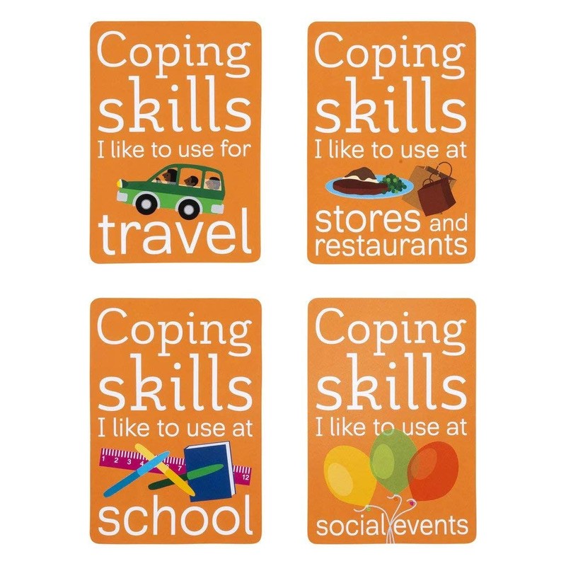 Coping Skills for Kids Coping Cue Cards Processing Deck